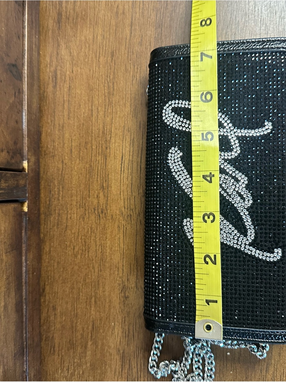 Karl Lagerfeld NWT $148 MSRP Kosette Crystal Crossbody Bag - Picture 8 of 10